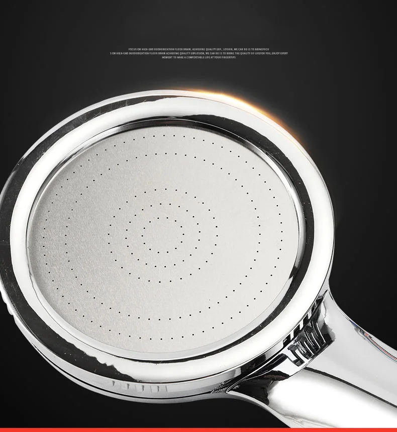1PC Pressurized Nozzle Shower Head ABS Bathroom Accessories High Pressure Water Saving Rainfall Chrome Shower Head 1PC Pressurized Nozzle Shower Head ABS Bathroom Accessories High Pressure Water Saving Rainfall Chrome Shower Head