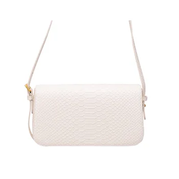 

Genuine Leather Fashion Handbags 2020 New Snake Pattern Bag Women's Shoulder Messenger Trend Wild Niche Underarm Bag