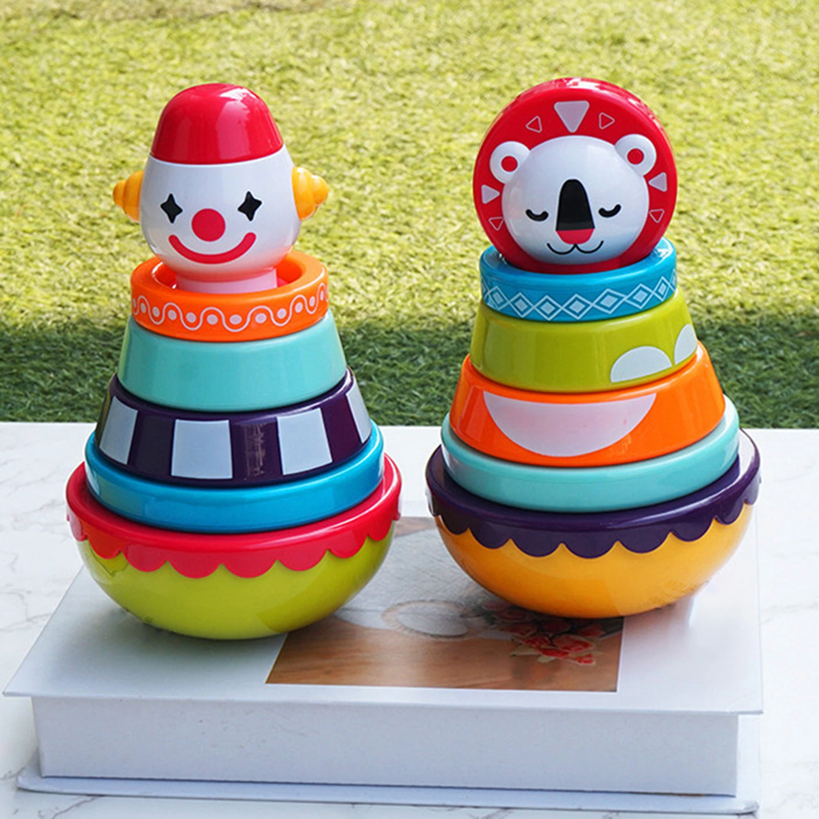 de anillos apilables para bebé de 6 meses, juguetes bamboleantes para bebé, juguetes para niño niña niño de 3, 6, 9,12 meses de desarrollo| Juguetes de clasificar, encajar y apilar| - AliExpress