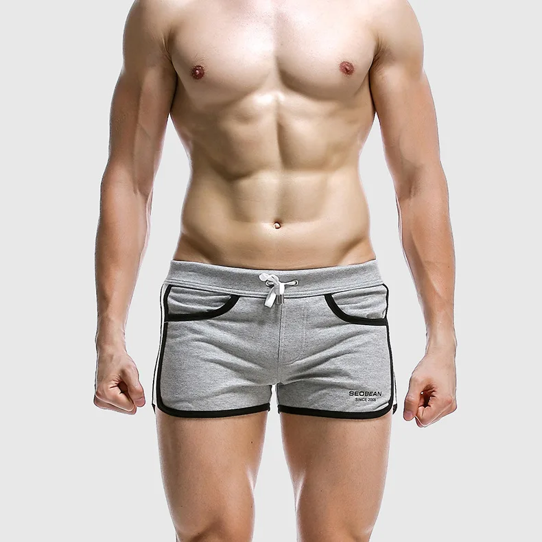 100% cotton New Mens Low Rise Sports Soft Running Training Short Pants Size M,L,XL