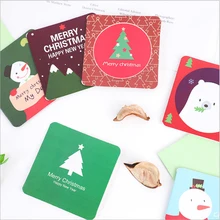 50 шт./лот Kawaii Рождество серии Набор карточек с конвертом поздравительная открытка Рождественская вечеринка приглашение самодельная буква поздравительная открытка s