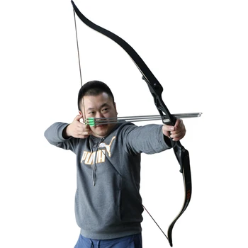 

Archery Recurve Bow 30-50 Pounds Hunting Shooting Bow Black Training Practice Bow Suitable For Novices Free Shipping