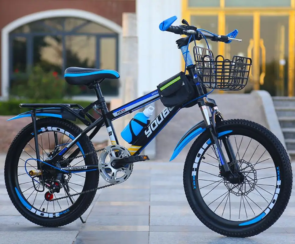 MTB велосипед 18 20 22 дюймов стальной детский горный 26 Fatbike амортизатор велосипеда