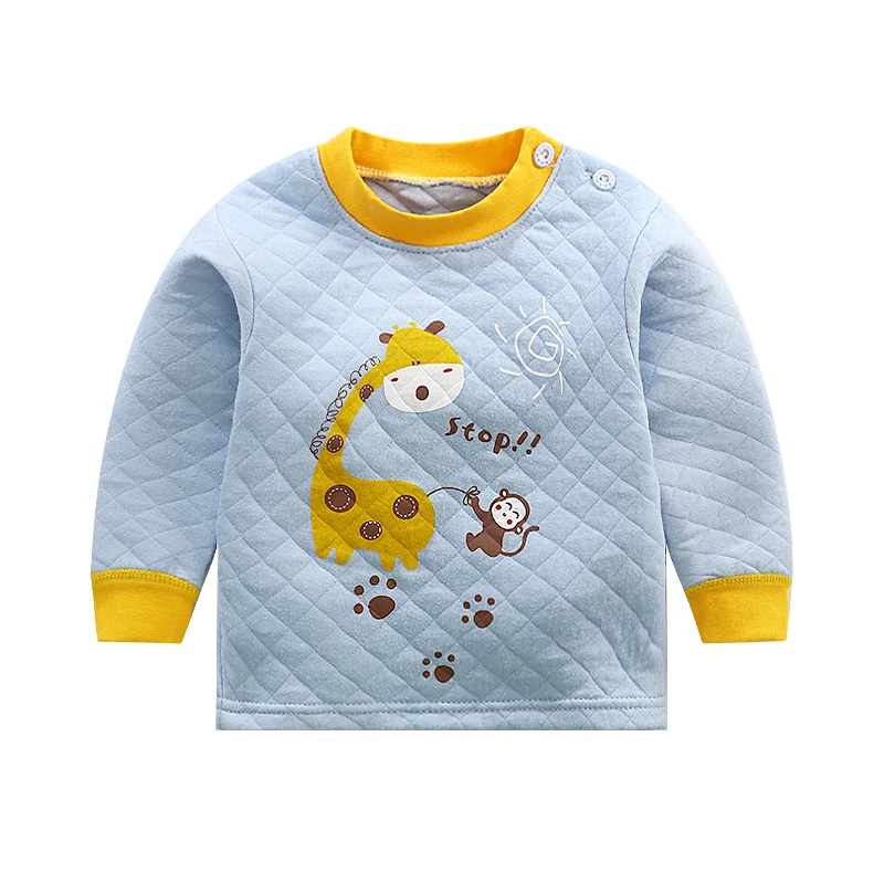Осенне-зимняя детская одежда, футболки с длинными рукавами для маленьких мальчиков, детские топы с рисунком для девочек, футболки, повседневная блузка