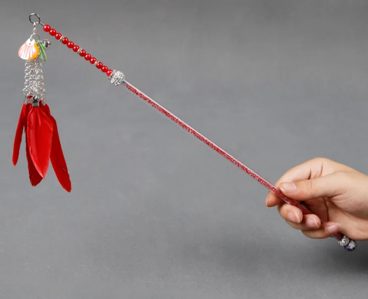 Котенок питомец игра игрушка, головоломка Удочка палочки колокольчик
