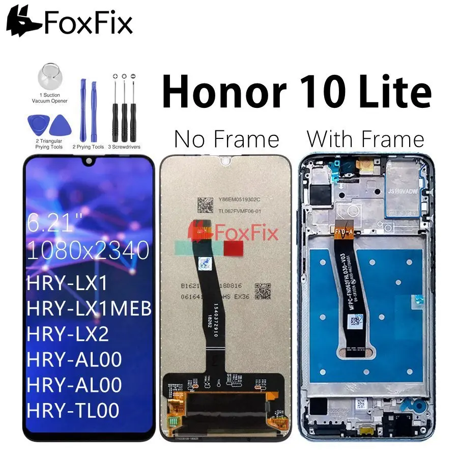 

Original Display For Huawei Honor 10 Lite LCD Touch Screen With Frame For HUAWEI Honor 10 Lite Display HRY-LX1 HRY-LX2 HRY-LX1T