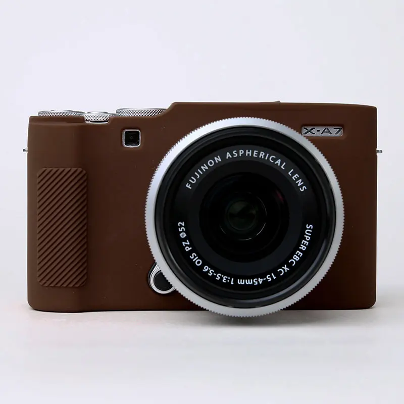 Силиконовая кожа брони чехол корпус протектор для Fujifilm X-A7 XA7 камеры только