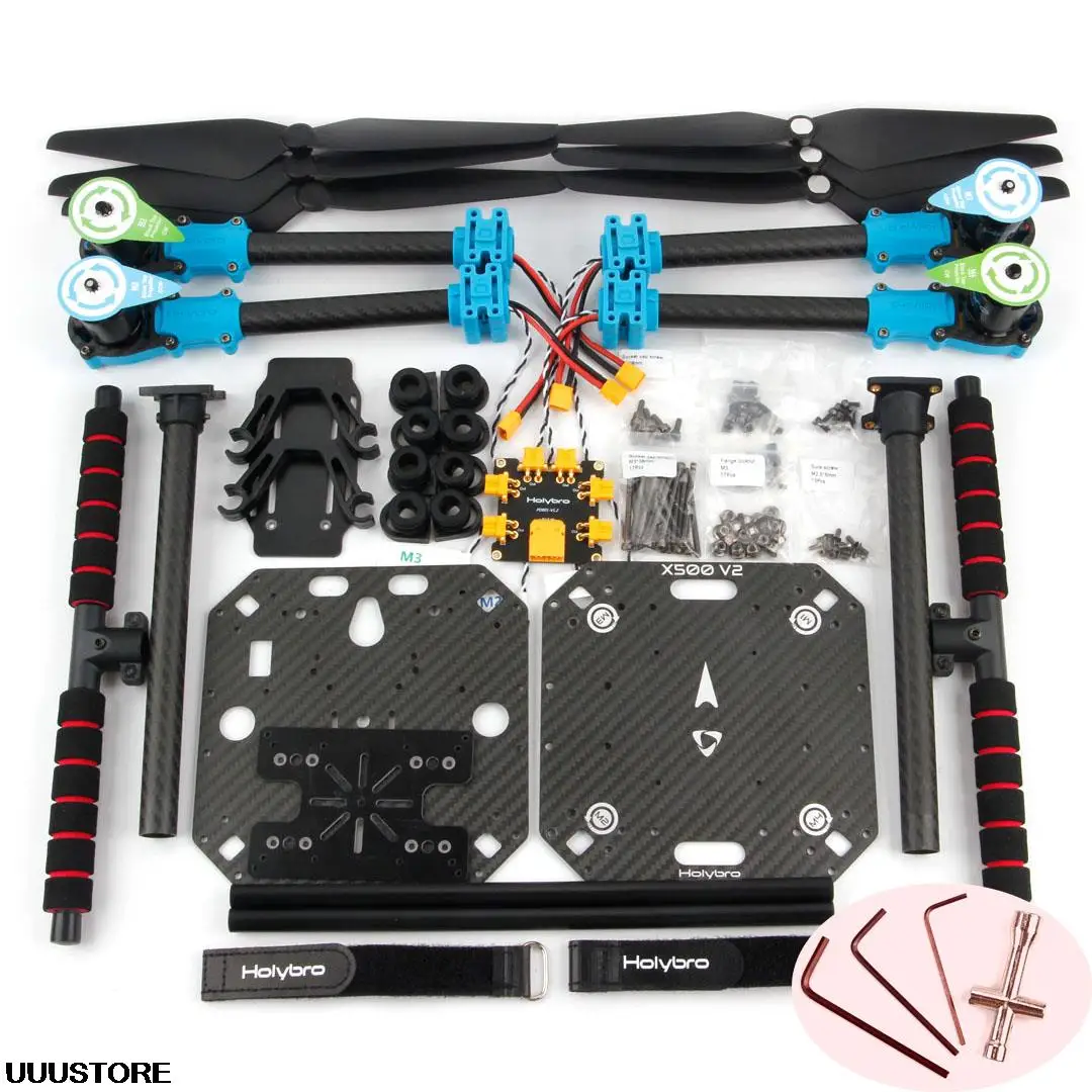 HolyBro X500 V2 Frame Kit / ARF Kit - 500mm Wheelbase Carbon Fiber Frame Kit 4PCS 2216 KV880 Motor 20A ESC 1045 Propeller PDB Combo Camera Drone 11 HolyBro X500 V2 Frame Kit / ARF Kit, Holvbro UUUSTORE X5oOVz HalvUS Holv
