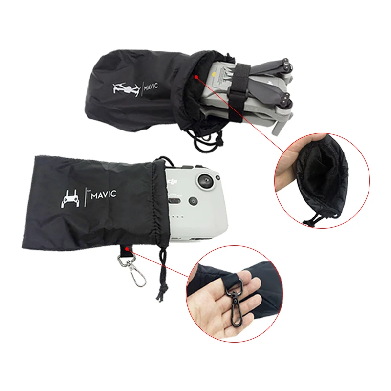 For DJI Mavic 2 Pro Zoom Mini 2 Air Spark Portable Soft Storage Bag Scratch-Proof Waterproof Protective Case Handbag Accessory