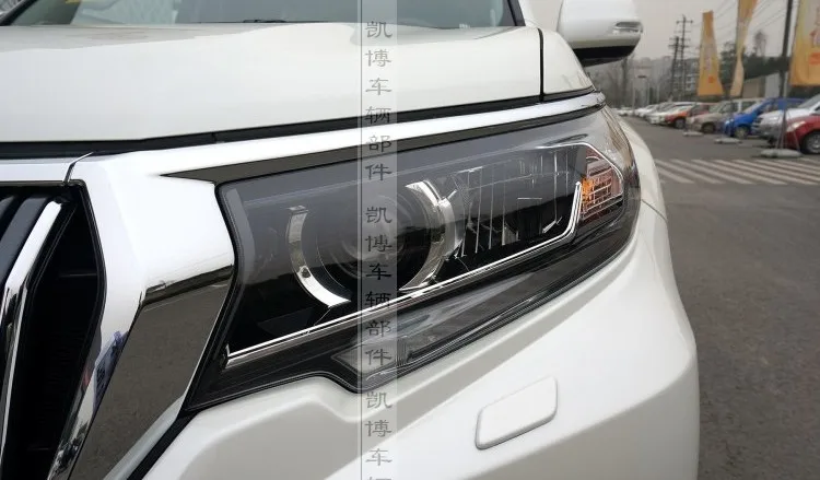 Для фары для Toyota Prado 17-18 Prado фары прозрачный корпус лампы Overbearing стекло лампа для лица