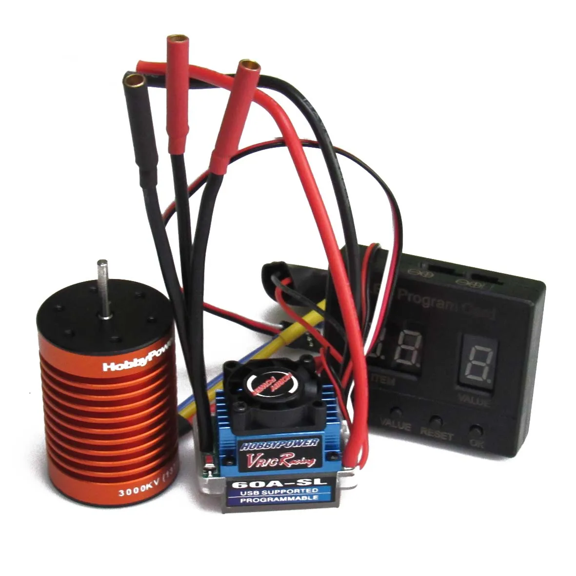 Бесщеточный 60A ESC Регулятор скорости 3560 мотор 9T 4370KV 3930KV 3300KV 3000KV Программа карты