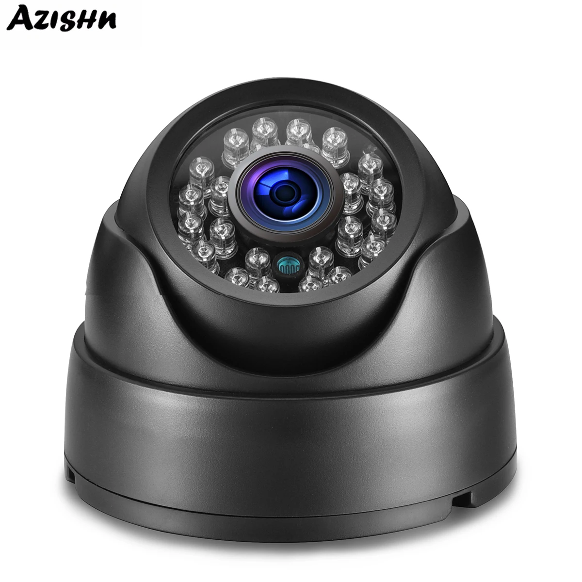 AZISHN 5MP 1080P 720P AHD Camera IR LED 25 Meter IR Distance Black Indoor CCTV Dome Security Full HD Home Surveillance Camera