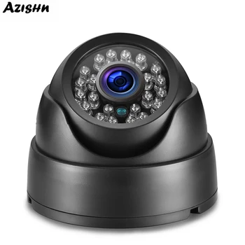 AZISHN 5MP 1080P 720P AHD Camera IR LED 25 Meter IR Distance Black Indoor CCTV Dome Security Full HD Home Surveillance Camera 1