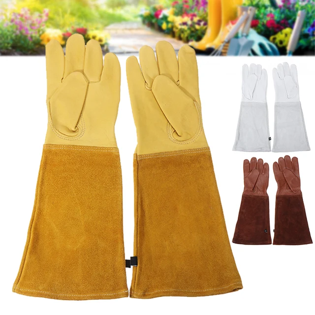 Gants de jardinage à manches longues pour hommes et femmes, gants Thorn  Verde, gants d'élagage de roses, manchette réglable