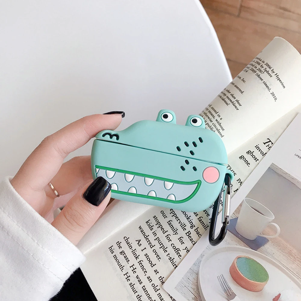 For Pods Pro GJ6135 Чехол для наушников для Airpods Pro Чехол Милые силиконовые Мультяшные наушники/Earpods чехол для Apple Air pods 3 Pro Чехол милый брелок с дизайном «Поросёнок» - Цвет: For Pods Pro GJ6135