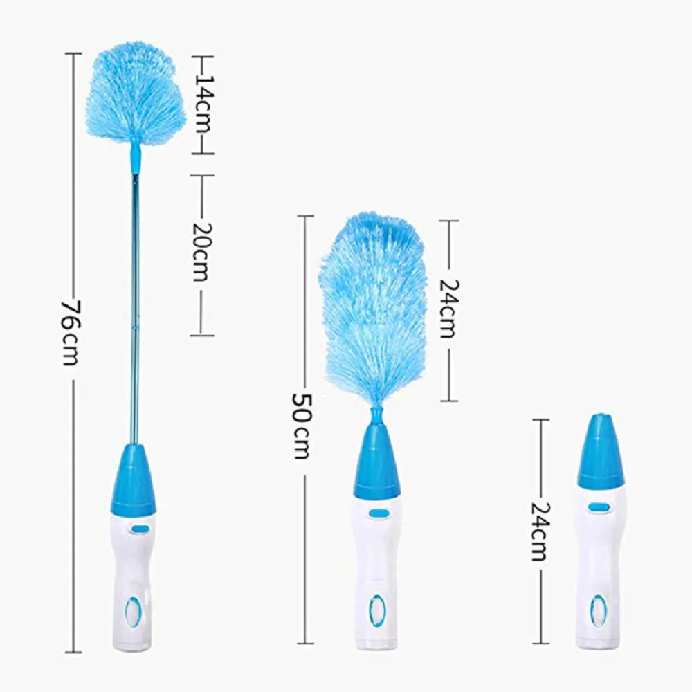 

Electric Adjustable Feather Dirt Dust Brush Vacuum Cleaner Blinds Furniture Window Bookshelf Cleaning Tool Brush