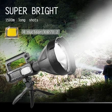 Powerful 30000 lumens XHP70.2 flashlight USB Charging torch super bright LED searchlight waterproof camping lantern rechargeable