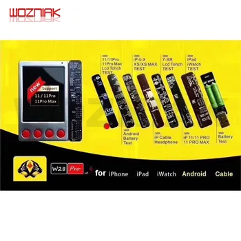 

W28 Universal Battery LCD Screen Cable Tester BOX For iPhone 11Pro Android iWatch ipad Data Line Headphone Charging Cable Test