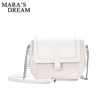 

Mara's Dream 2020 New Solid Color Fashion Female Embroidery Thread Shoulder Messenger Small Square Bag Simple Fashion Wild Bag