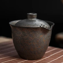 LUWU китайский керамический чайник gaiwan чайная чашка Китайский кунг-фу чаван посуда для напитков 200 мл LUWU китайский керамический чайник gaiwan чайная чашка Китайский кунг-фу чаван посуда для напитков 200 мл