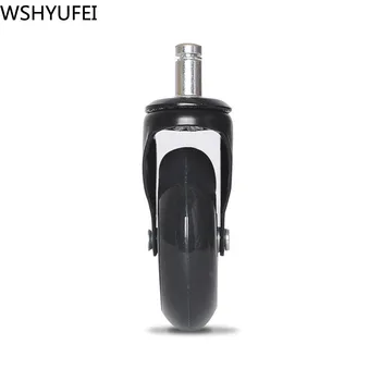 

3 Inch Office Chair Caster Wheels Swivel Rubber Caster Wheels Soft Mute Safe Rollers Furniture Hardware WSHYUFEI
