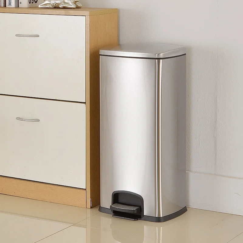 Garbage cans Stainless Steel High capacity Pressing Type Trash can 20