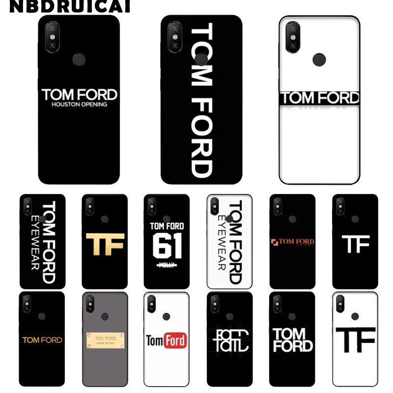 

NBDRUICAI Cosmetic luxury brand High Quality Silicone Phone Case for Xiaomi 8 9 se 5X Redmi 6pro 6A 4X 7 5plus note 5 7 6pro