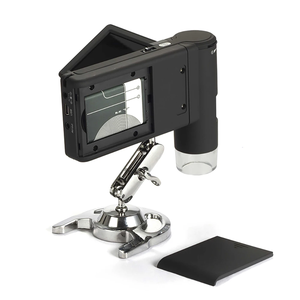 LCD Digital Microscope 5.0MP 20X-500X Handheld Microscope 8 LED Adjustable Light Portable professionals Microscope