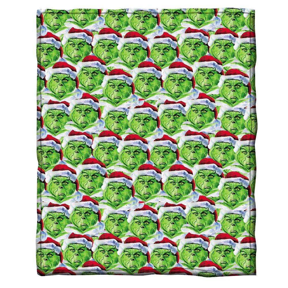 

How the Grinch Stole Christmas Sherpa Blanket 3D Printed Wearable Blanket Adults/kids Fleece Blanket Drop Shippng 02
