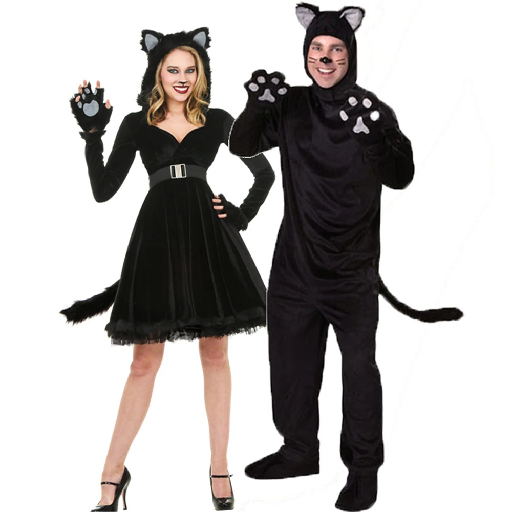 halloween 2020 cosplay 2020 New Arrivals Cosplay Costumes Clothing Halloween Costume Women Dress Man Clothing Couple Clothes For Party Cosplay Cat Aliexpress halloween 2020 cosplay