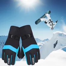 Новые зимние водонепроницаемые нескользящие спортивные теплые бархатные лыжные зимние перчатки высокого качества#40