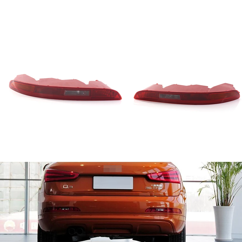 For Audi Q3 20122015 Car Rear Side Tail Light Lamp Reverse Brake Halogen Auto Lower Bumper Tail