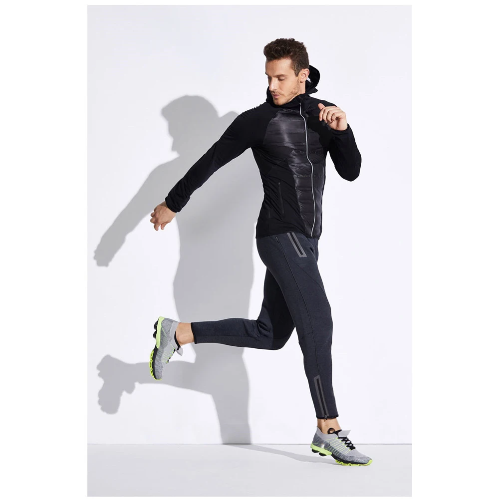 Фитнес-зимняя мужская теплая хлопковая стеганая одежда легкая спортивная хлопковая стеганая куртка мужская спортивная одежда
