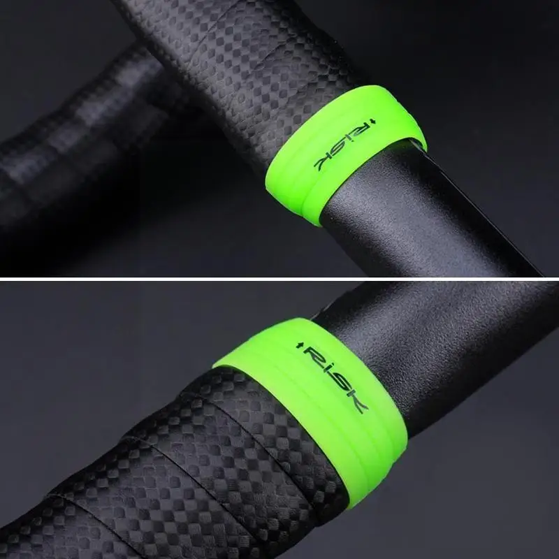 Anti-skip Bicycle Handlebar Tape Road Bike Fixing Belt Sleeve Winding Waterproof Strap Pcover Plug Bar Bend Sleeve Non K1R2