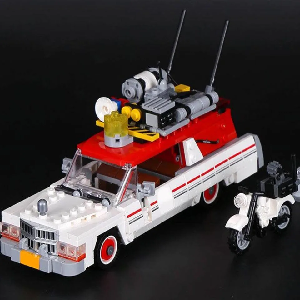 

Movie Series The Ghostbusters Ecto-1&2 Set Building Blocks Bricks Toys Educational Diy Brick Compatible Legoinglys 75828 16032