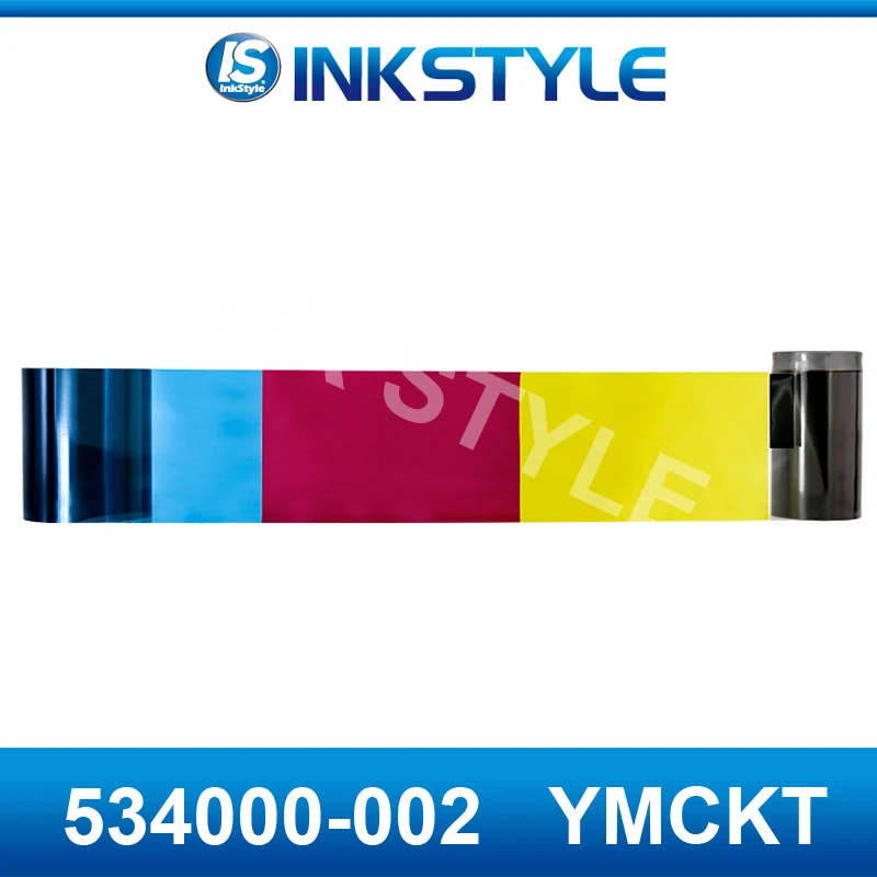 Совместимая карта данных 534000-002 YMCKT полнопанельная цветная печатная лента использование в SP25 SP35 SP55 SP75 карточный принтер 250 печатает ленты