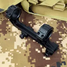 Тактический Пистолет AR15 винтовка Оптический прицел крепление 25,4 мм/30 мм QD кольца крепление с пузырьковым уровнем для 20 мм Пикатинни