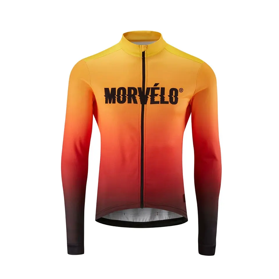MORVELO весенняя одежда для велоспорта с длинными рукавами, джерси, разноцветный велосипед, спортивная одежда, спортивная рубашка, велосипедная майка