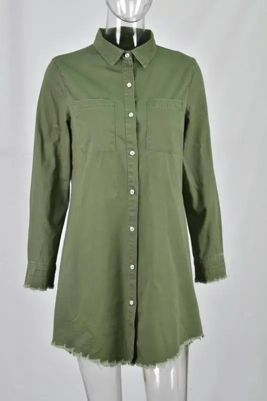 Lguc.H Vintage Women Jeans Shirt 2020 Denim Shirt Large Plus Size Women Oversized Shirt Loose Tall Woman Gray Blue Green 5xl 4xl
