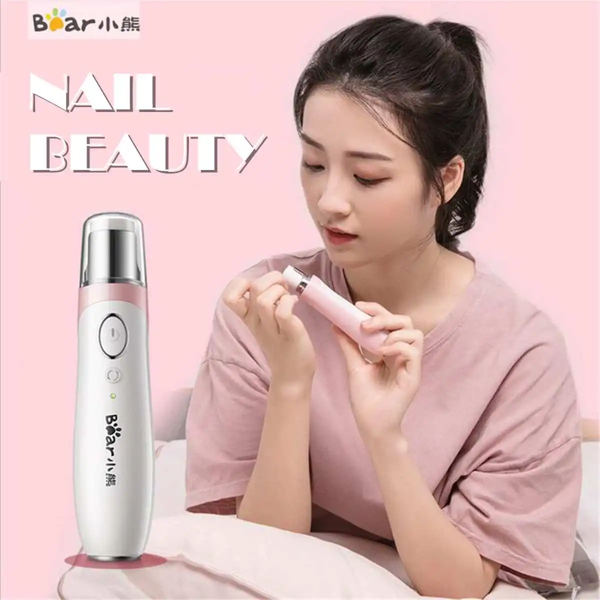 

2W 3.7V Rechargeable Electric Manicure Drill Nail File Bit Pedicure Machine Tool Electronic Foot Files Personal Care Appliance