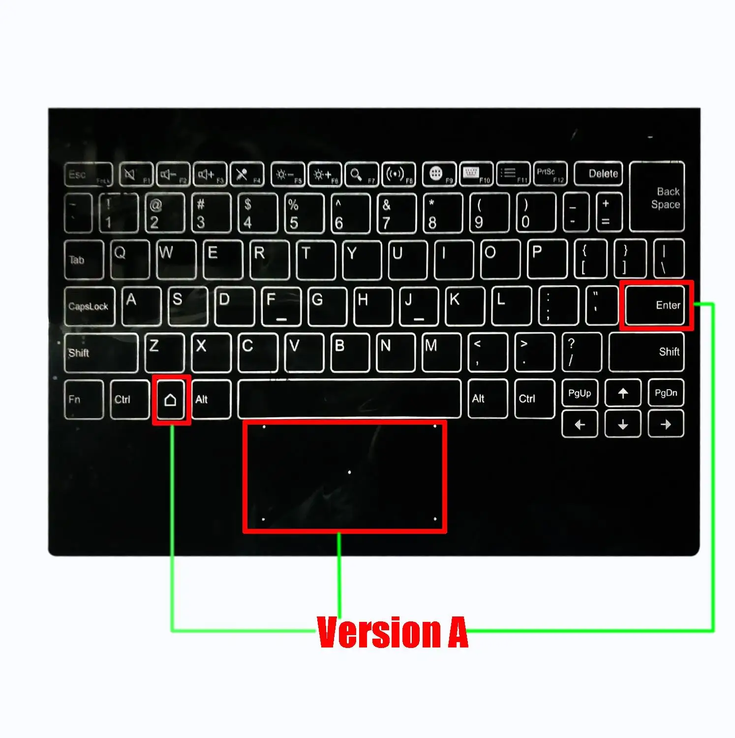 100% новая Оригинальная английская клавиатура для 10 1 &quotLenovo Yoga Book в сборе
