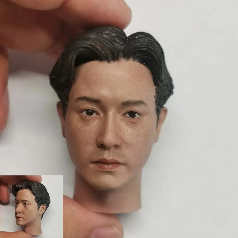Details about   1/6th Hong Kong Star Sir Fang Zhongxin Head Carving Model for 12" Body Figure 