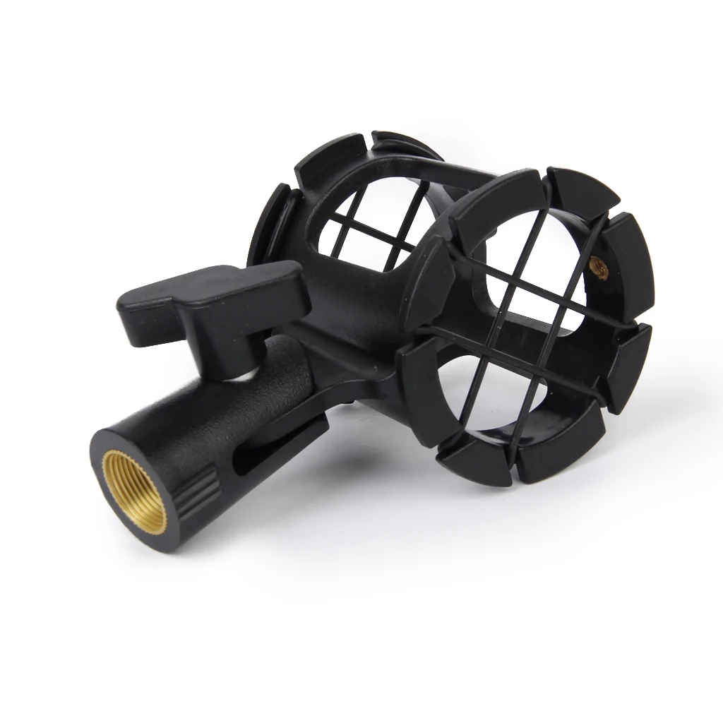 Condenser Mic Shock Mount Professional Condenser Mic Shock Mount Recording Bracket with Rubber Band DIY