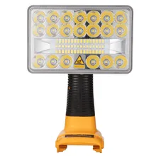 

LED Work Light For Dewalt Indoor And Outdoor Led Yellow Work Light Flashlight 14.4-18V Horizontal Or Vertical Work Light 1000mA