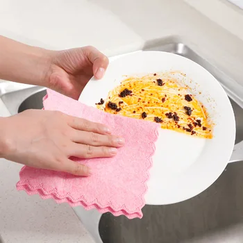 

Coconut Shell Cleaning cloth Kitchen Water Absorbent Towel Household without Leaving Oil Is Not Easy to Shed Oil Household Clean