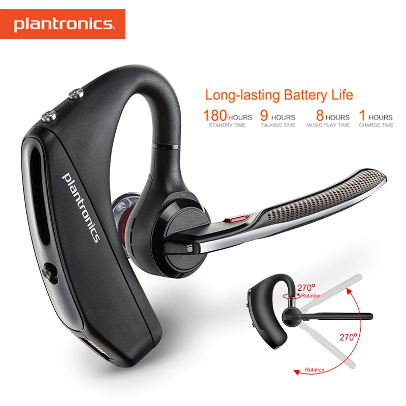 Plantronics Voyager 5200 Charging Case Fashion Busines Earphone Bluetooth Headsets With Noise Reduction For Samsung Xiaomi
