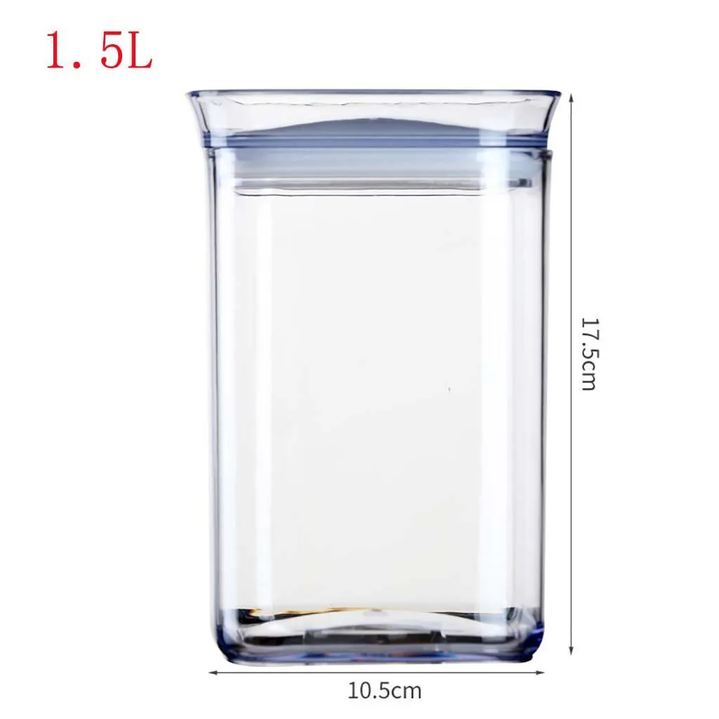 Plastic Cereal Dispenser Storage Box Kitchen Food Grain Rice Container Kitchen Flour Grain Rice Storage Box With Measure New