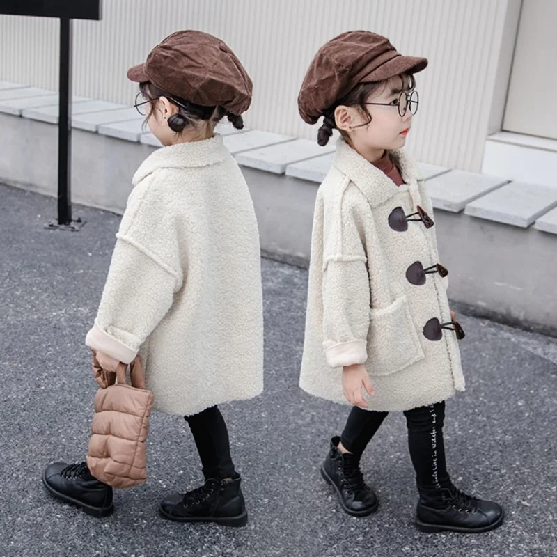 CROAL CHERIE Baby Girls Clothes Winter Fleece Velvet Coat Girl Kids Girls Jacket For Teenage Boys Outerwear Children Clothes  (4)