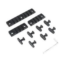 

WADSN Tactical SMR Modular Rails Aluminum Picatinny Panel Scope Mount Base Fit for M-lok Install Scope flashligt 3 pieces/PACK