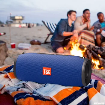 

TG Bluetooth Speaker 20W High Power Portable Column Speaker dual diaphragm stereo subwoofer portable USB TF FM Radio soundbox